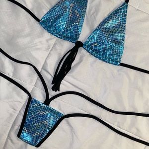 Exotic Dancewear Handmade Stipper Outfit - New - One Size